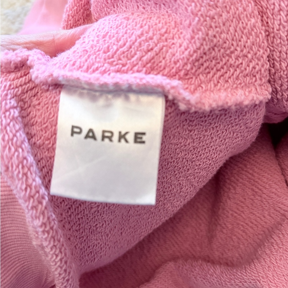 Parke Official Summerland pink varsity mockneck sweatshirt - Picture 4 of 7